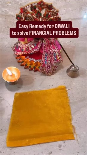 Shilpa Singhania| Numerologist | Clinical Hypnotherapist | Easy potli remedy to remove financial blockages on the auspicious day of Diwali 🧡 Use yellow colour to make this potli. 🧡 Offer this potli... | Instagram