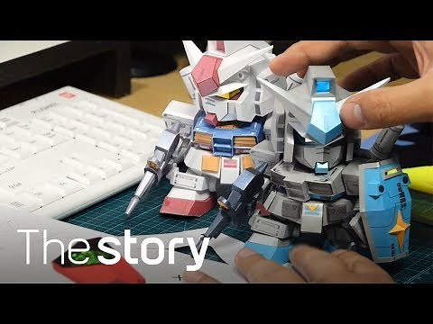 Designing a Paper Gundam That's Even More Gunpla-Like than Gunpla! - Papercraft Design Designer, ...
