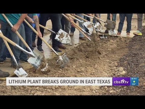 Lithium power plant breaks ground in East Texas