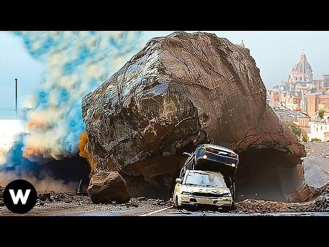 Tragic Moments! Most Shocking Massive Rockfalls & Landslides Filmed Seconds Before Disaster Tragic