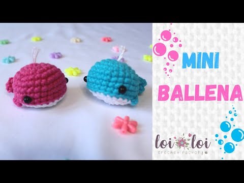 🐳 Tutorial de MINI BALLENA a crochet