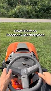How to sell a lawn mower on Facebook marketplace! #selling #marketplace #lawnmower #lawncare #mowing