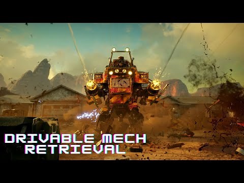 RAGE 2 - DRIVABLE MECH RETRIEVAL (All 3 motor parts location)