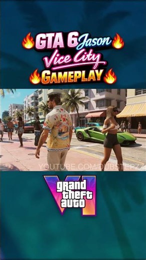 Grand Theft Auto VI: Jason Vice City Gameplay #gta6 #gta6trailer #gta #gaming #gta5 #rockstargames
