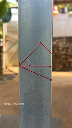 old welder's easy trick to bend thin square pipe