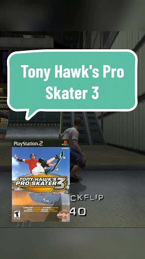 Replying to @bigkc7 Top songs from Tony Hawk's Pro Skater 3!#tonyhawk #thps #proskater #ps2 #ps2games #soundtrack #nostalgia #memoryunlocked #skateboarding #gamesontiktok #songchallenge