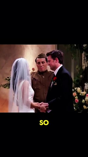 Monica and Chandler's Heartfelt Wedding Moment