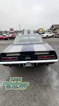 1969 Chevrolet Camaro Maplemotors.com $49,900 # 3342 #1969 #chevrolet #camaro #sportscars #hotrods