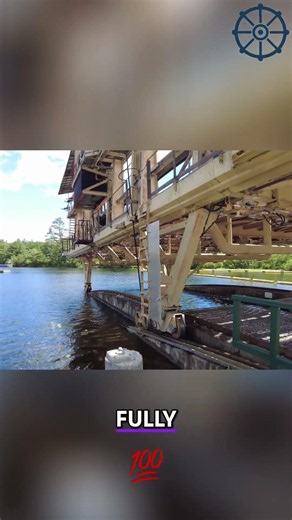Watch a Boat Rise Out of the Water on a Marine Railway