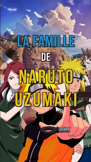 La famille de Naruto Uzumaki #naruto #boruto