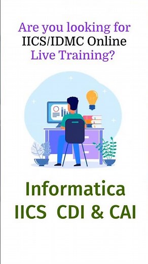 Informatica IICS IDMC Online Training | Are you looking for IICS Live Training?