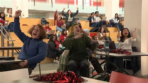 As Team USA wins women's hockey gold, Northeastern students cheer on alumni