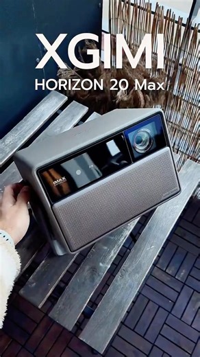Máy chiếu XGIMI Horizon 20 Max 4K với nguồn sáng 3 Laser, độ sáng 5700 ISO Lumen, Google TV, Netflix