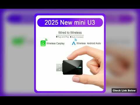 Best 2025 2 1 Wireless Must Have Wireless Carplay Adapter And Android Auto Smart Usb Adapter