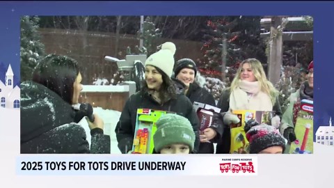 Toys for Tots on Monday, Dec. 8 at 10 p.m.