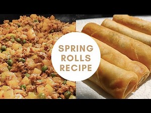 How to make TASTY SPRING ROLLS At Home 🫔