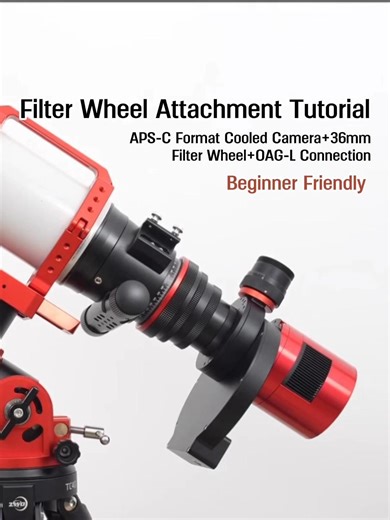 23K views · 199 reactions | Tutorial | Step-by-step guide for connecting an APS-C format cooled camera with the new 36mm filter wheel and OAG-L. #ZWO #zwoasi #EFW #OAG #DeepSky #tutorial | ZWO Astrophotography | Facebook