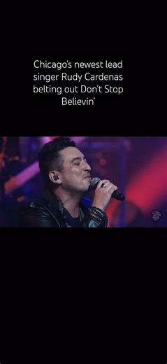 Chicago’s newest lead singer Rudy Cardenas belting out Don’t Stop Believin’ #shorts #chicagotheband