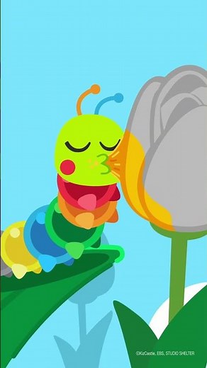 Colorful Caterpillar 🐛🌈 Color Songs for Kids | #JunyTony #shorts