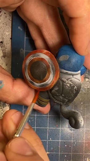 Sketching out some NMM highlights on Captain Squirtle’s shield - #Pokemon #artist #artistoninstagram #instagood #pokemonart #reels #instagramreels | House of Paint 203