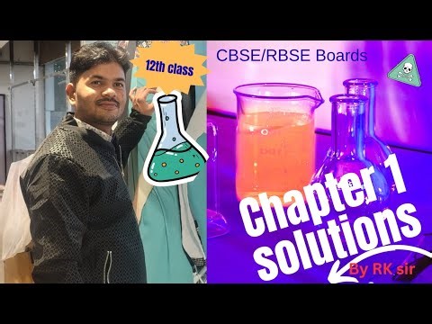 Class 12 chapter 1 solutions concentration terms topic