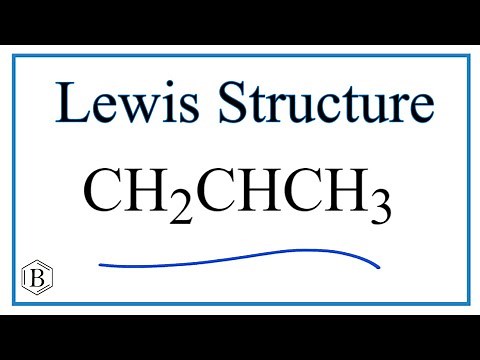 How to Draw the Lewis Dot Structure for CH2CHCH3