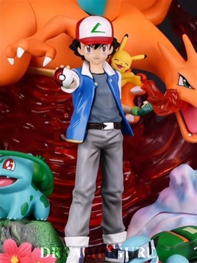 Ash Kanto journey|Pokemon figure| #shorts #figure #actionfigures #pokemon #fyp