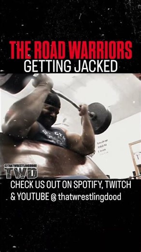 THE ROAD WARRIORS GETTING JACKED #roadwarriors #80swrestling #nwawrestling #wcwwrestling #luchalibre