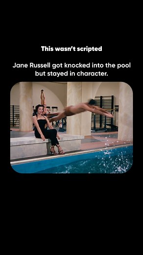 Cinephile Sphere on Instagram: "In this scene from Gentlemen Prefer Blondes (1953), Jane Russell was accidentally knocked into the pool by a diving extra — but she stayed completely in character and kept going like a true pro."
