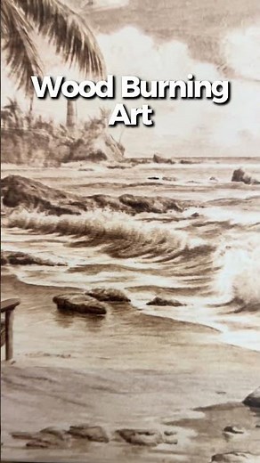 Wood Burning Realism #pyrography #woodart
