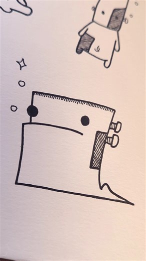 Relax and Watch me ink this drawing #tutorials #easydrawings #drawing #inkdrawing #simpledrawing