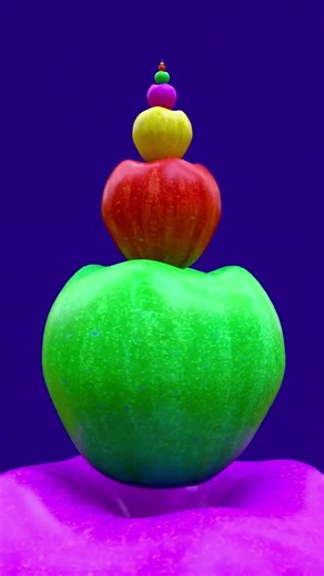 Spinning Apples Endless Zoom 🍎