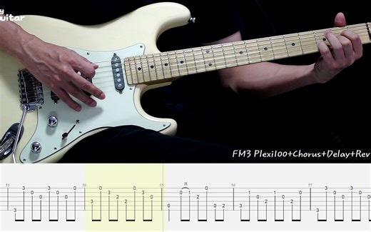 Scorpions - Always Somewhere Guitar Lesson for beginners (Slow Tempo)