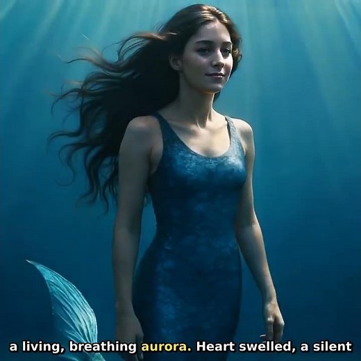 🌊 AI Animation | Woman with Magical Aquatic Creatures Underwater 🐠✨