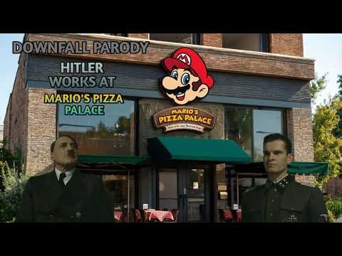 Downfall Parody Hitler works at Mario's Pizza Palace