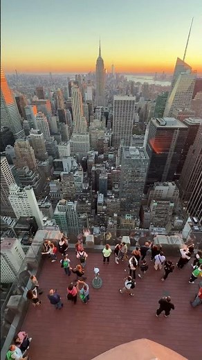 NYC Spectacular Views from Rockefeller Center Observation Deck Top of the Rock