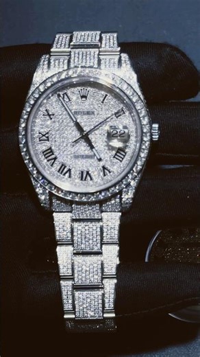 ROLEX 41MM DATEJUST WITH VS1 NATURAL DIAMONDS AVAILABLE #fyp