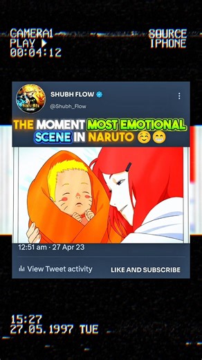 Most Emotional Scene Naruto 🥺#naruto #trending #viral #shorts #minato