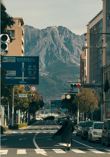 鹿児島市から見る桜島の絶景