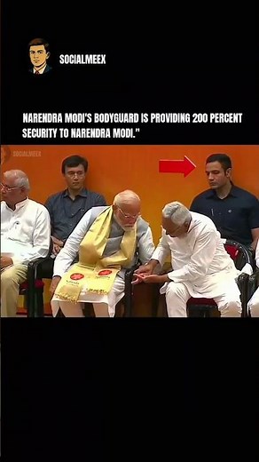 Narendra Modi's bodyguard is providing 200 percent security to Narendra Modi.#pmmodi #modisecurity