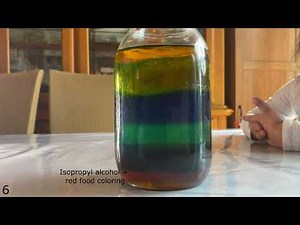 6 Layer Density Rainbow Experiment | Jayden's Adventures