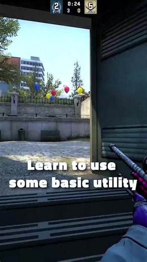 CSGO BEGINNER TIP: Learn to use basic utility. #csgo #csgotips #counterstrike