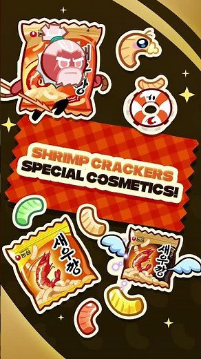 Nongshim Shrimp Crackers Collab | Update | CookieRun: OvenBreak