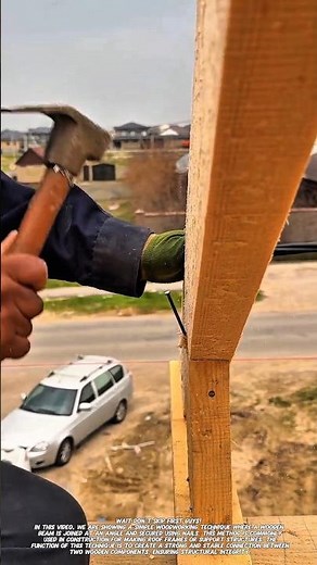 Simple Wood Joint Technique – Strong Frame Connection!.