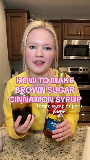 How to make the Torani Brown Sugar Cinnamon Syrup at home using only three ingredients! ✨This was highly requested, so ENJOY! 😊 #torani #toranisyrups #brownsugarcinnamonsyrup #brownsugarcinnamon #homemadesyrup #syruprecipe #coffeeathome #CapCut