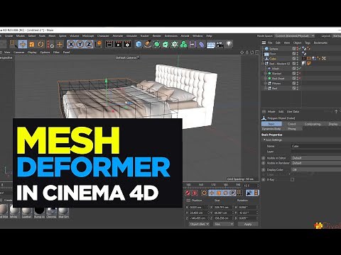 Mesh or Cage Deformer in Cinema 4d and how to use it