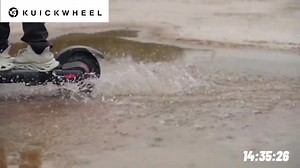 A waterproof Electric Scooter is the main factor on getting your new normal riding companion. Ulan? Baha? No worries with Kuickwheel S1-C and S1-C Pro Electric Scooters. 💦 | Jim escoot & ebike