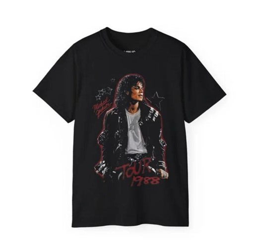 Michael Jackson Thriller 1988 Tour T-shirt, 90s Hip Hop Streetwear - Etsy