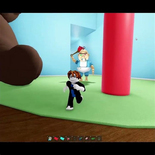 Miniroy vs Baby Bobby's daycare 😭😔#roblox #shortstory
