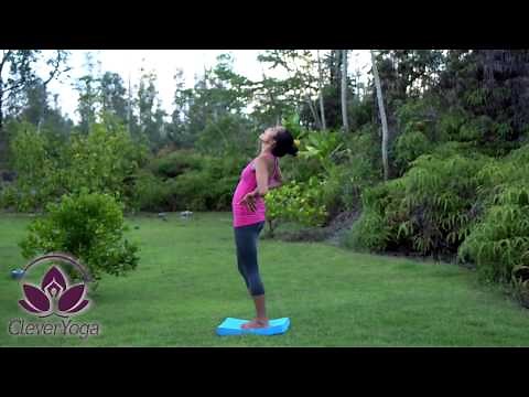 How To Use The Clever Yoga Balance Pad For Doing Yoga Poses | Clever Yoga